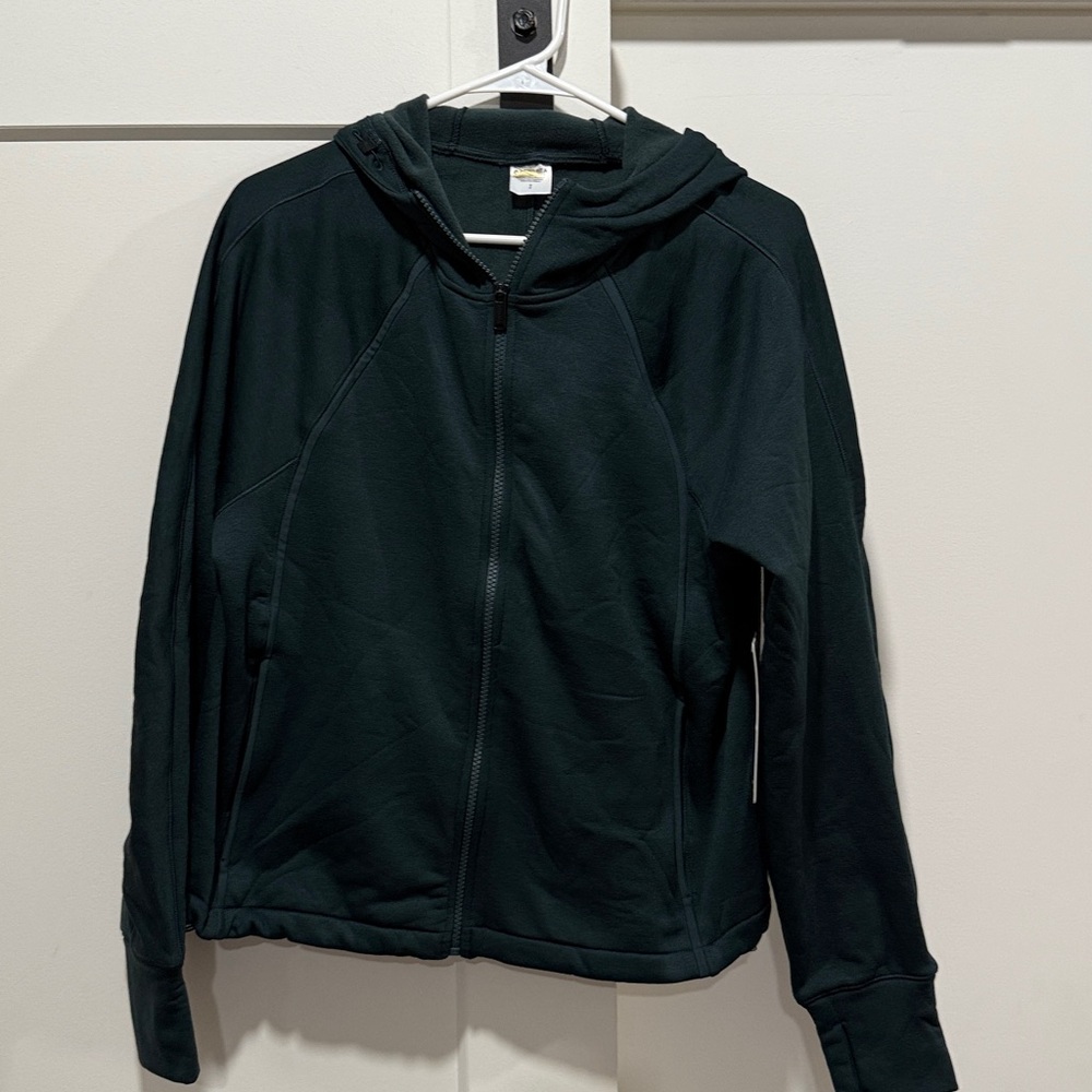 NWT Athleta Altitude Edge Jacket cypress small S sweatshirt hoodie green 416165 - Picture 8 of 11